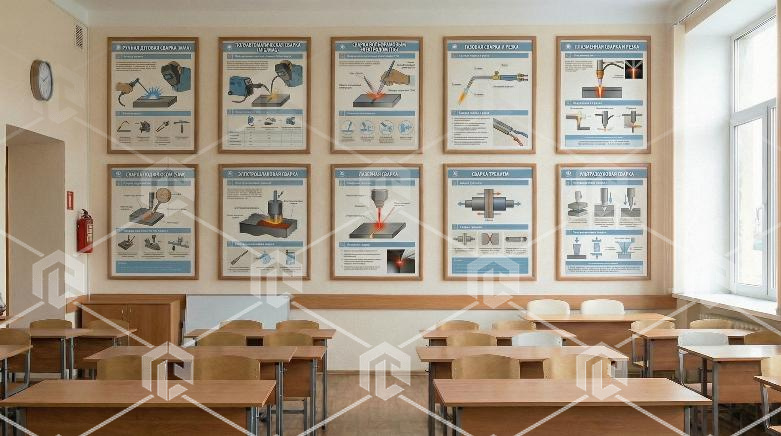 фото Комплект настенных плакатов "Сварочные технологии"