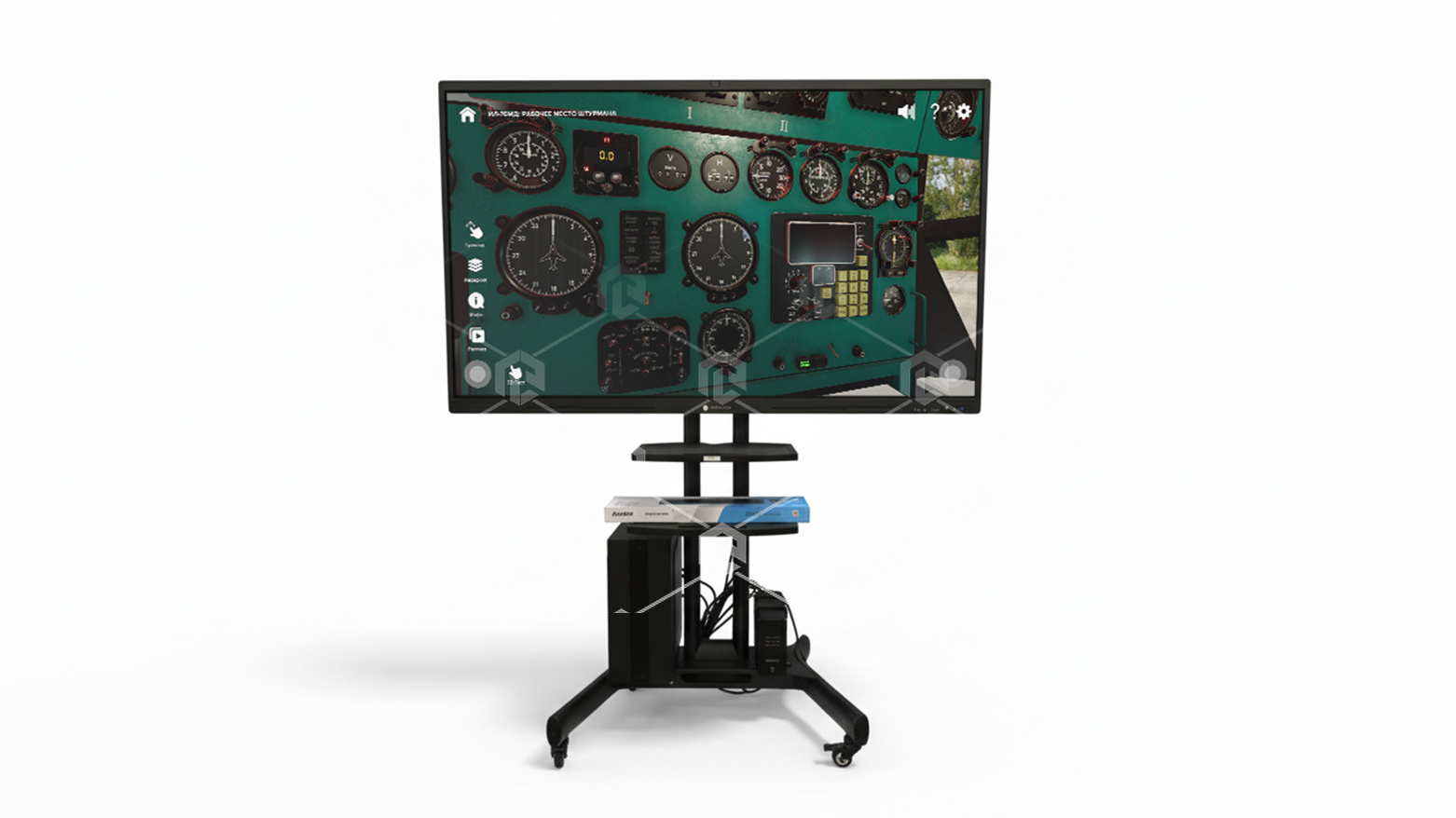 фото Программно-аппаратный комплекс «Тренажер рабочего места штурмана самолета Ил-76МД»