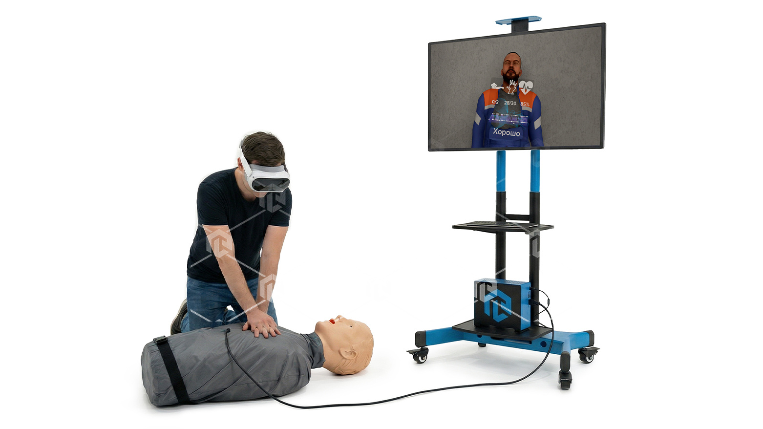 фото Виртуальный процедурный тренажер  "Оказание первой помощи" K3 с манекеном