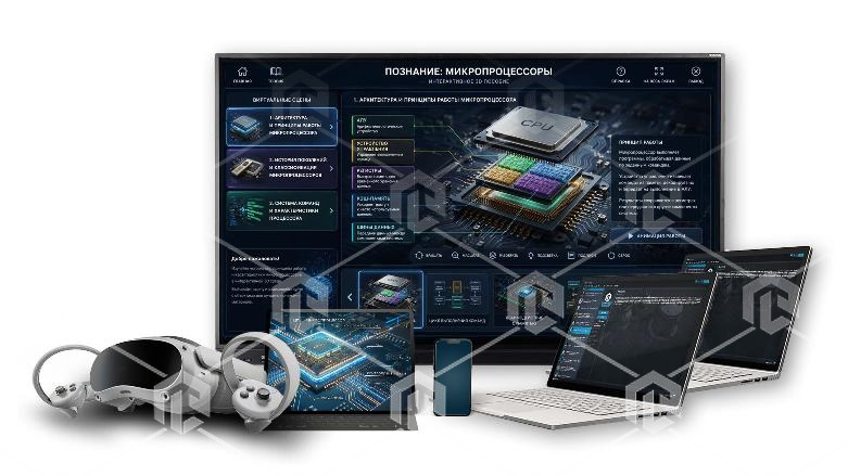 фото Интерактивное наглядное 3D пособие «Познание: Микропроцессоры»