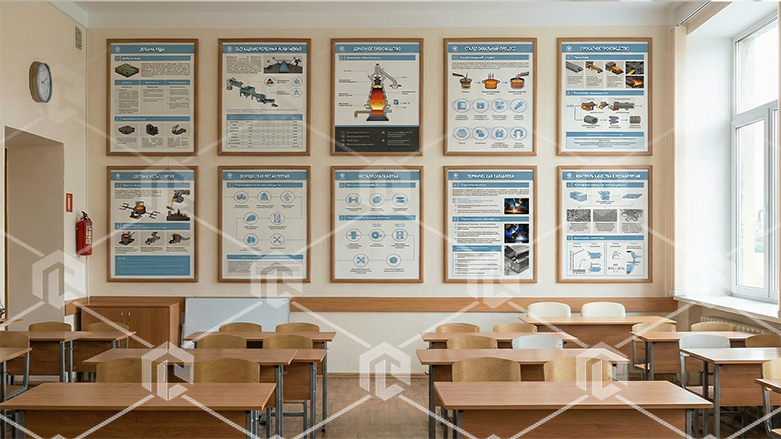 фото Комплект настенных плакатов "Металлургия"