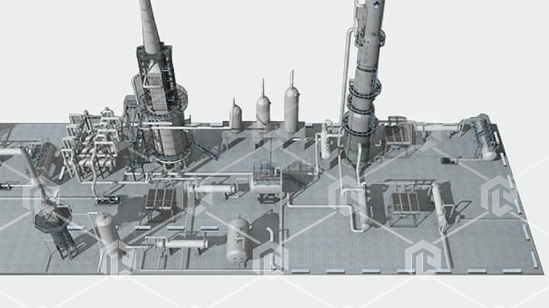 фото Интерактивный макет "Установка производства серной кислоты"