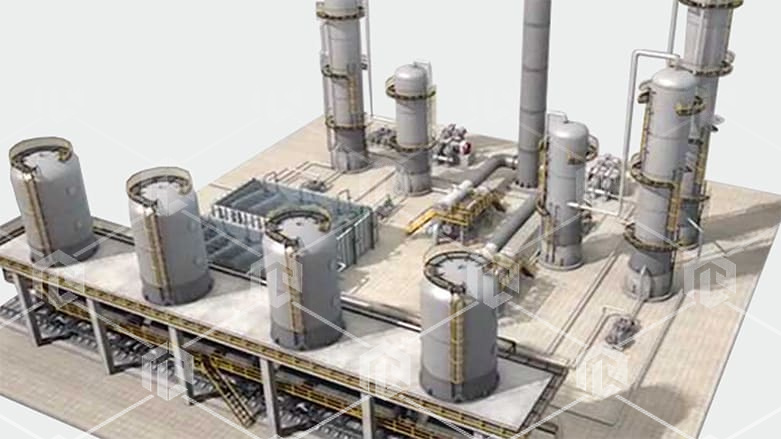 фото Интерактивный макет "Установка производства нефтяного битума"