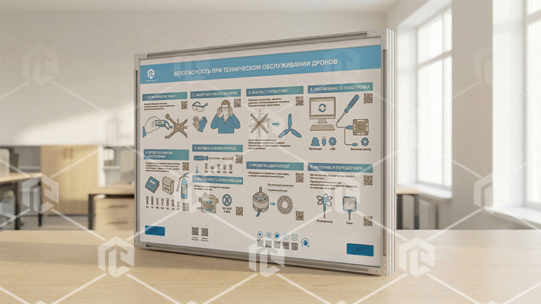фото Интерактивный стенд-планшет «БАС - Безопасность при техническом обслуживании»