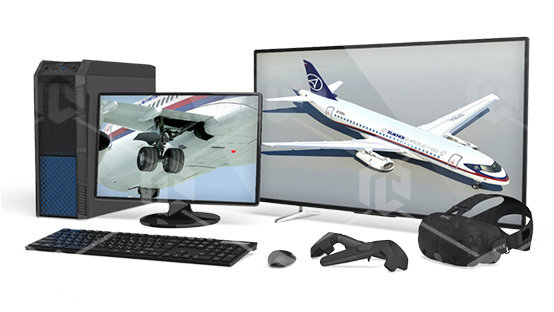 фото Виртуальный программный комплекс "Конструкция, оборудование и системы самолета Sukhoi Superjet 100"
