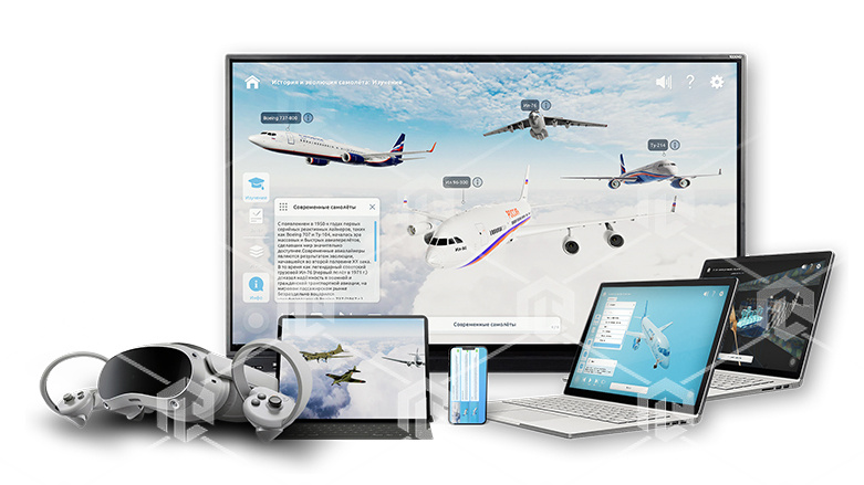 фото Интерактивное наглядное 3D пособие «Познание: Самолеты»