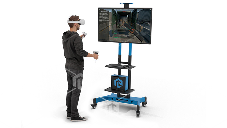 фото Виртуальный учебный комплекс «Досмотр ручным металлодетектором» К2