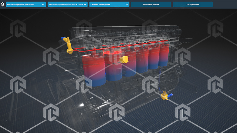 фото Виртуальный лабораторный стенд «Дизельные энергетические установки» фото Виртуальный лабораторный стенд «Дизельные энергетические установки»