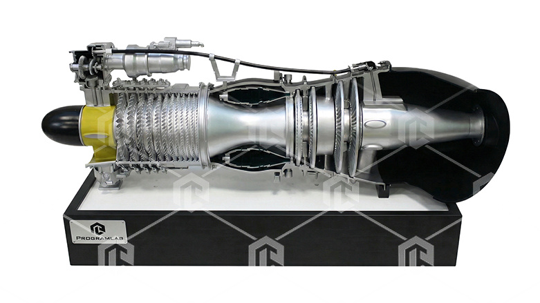 фото Действующий физический макет "Турбовальный двигатель ТВ3-117"