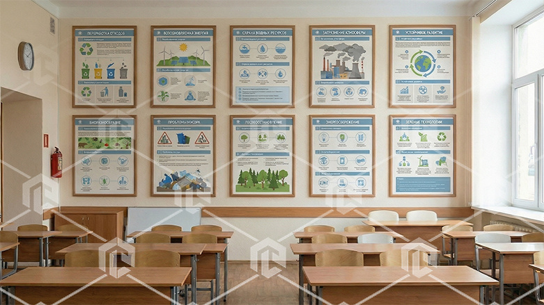 фото Комплект настенных плакатов "Экология"