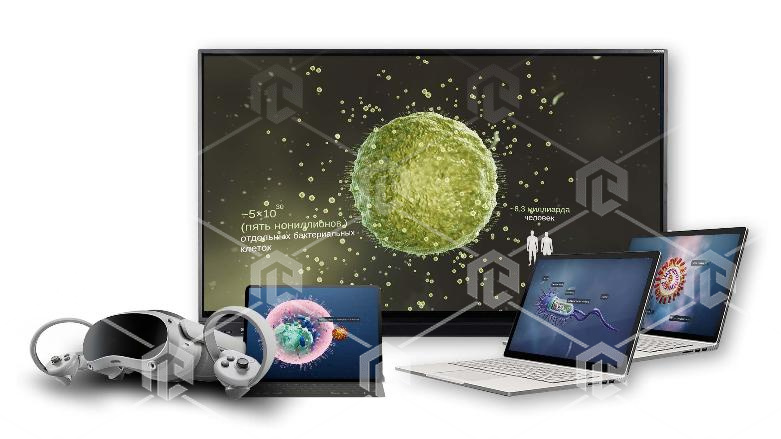 фото Интерактивное наглядное 3D пособие «Познание: Микробиология»